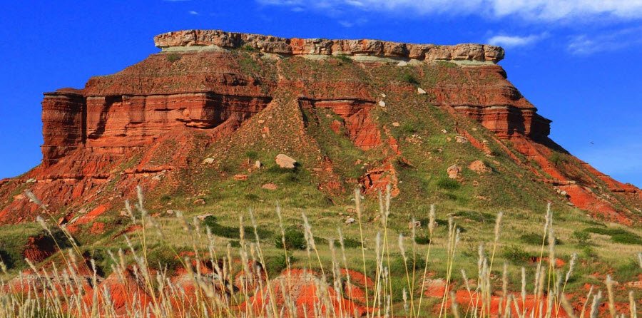 Gloss Mountain State Park, Oklahoma, USA